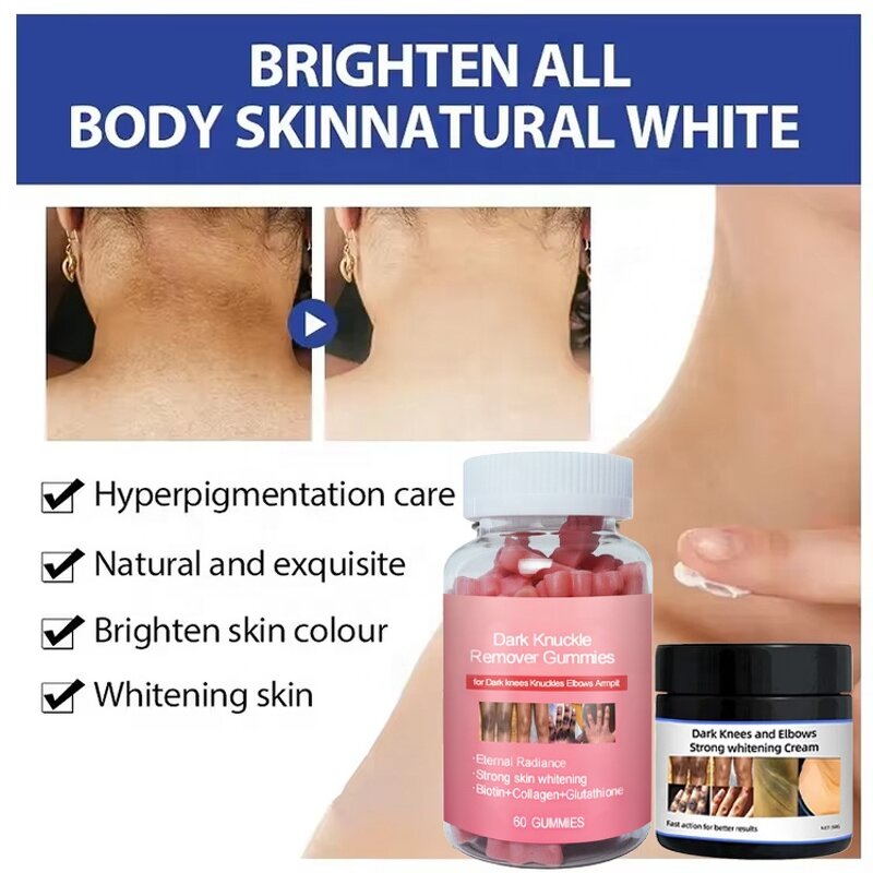 Whitening Gummies Manufacturer - Private Label for Bikini Area & Dark Knuckle