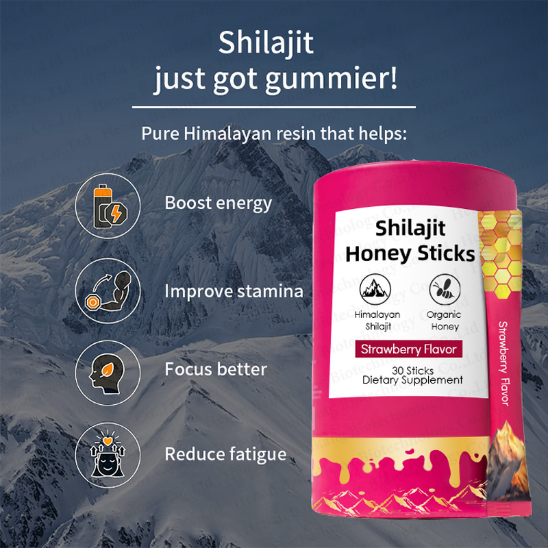Shilajit Resin Manufacturer - OEM/ODM Strawberry with Fulvic Acid Extract