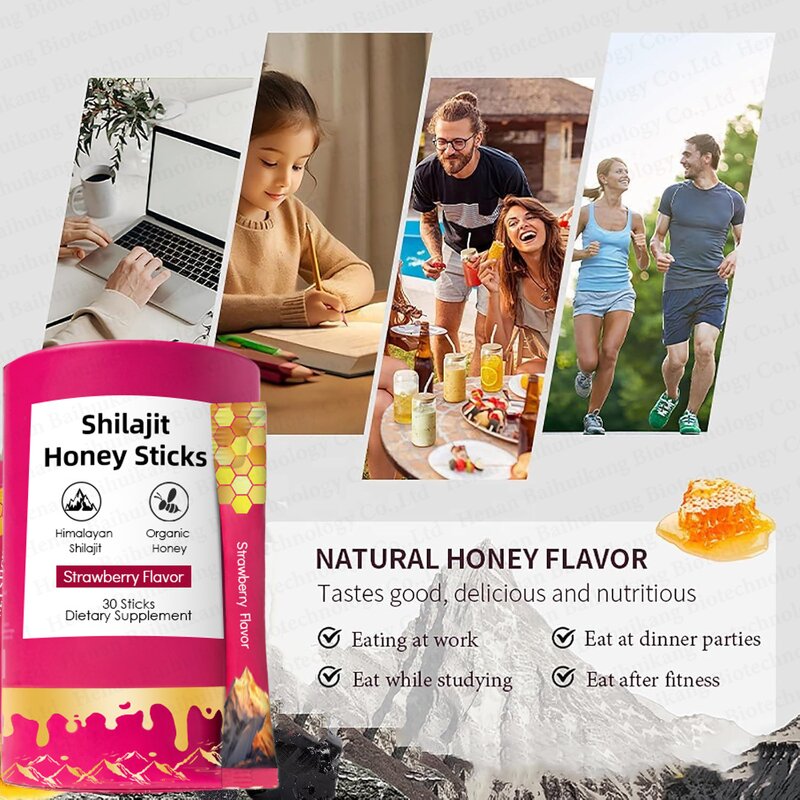 Shilajit Resin Manufacturer - OEM/ODM Strawberry with Fulvic Acid Extract