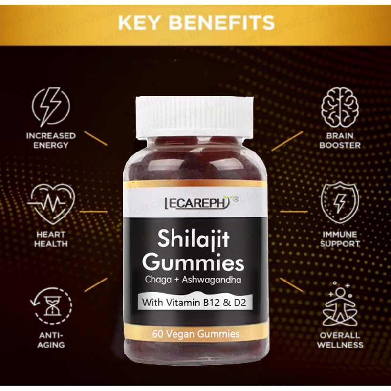 Shilajit Gummies Manufacturer - Hot Sale Organic with High Trace Minerals