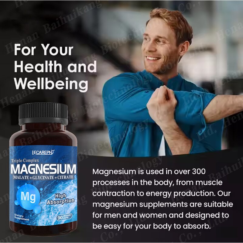 Magnesium Complex Capsules Manufacturer - Custom Logo Triple for Fatigue