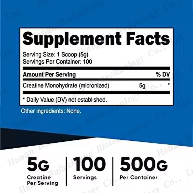 Creatine Monohydrate Powder Manufacturer - Private Label Pre-Workout Blend