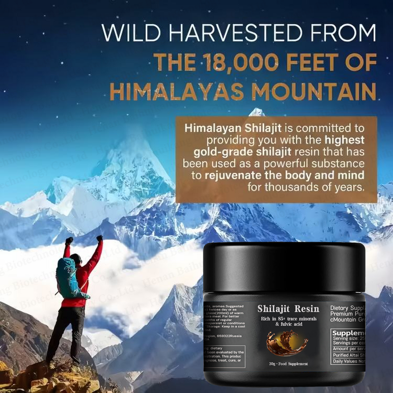 Shilajit Resin Manufacturer - Private Label OEM/ODM Natures Balance Supplement