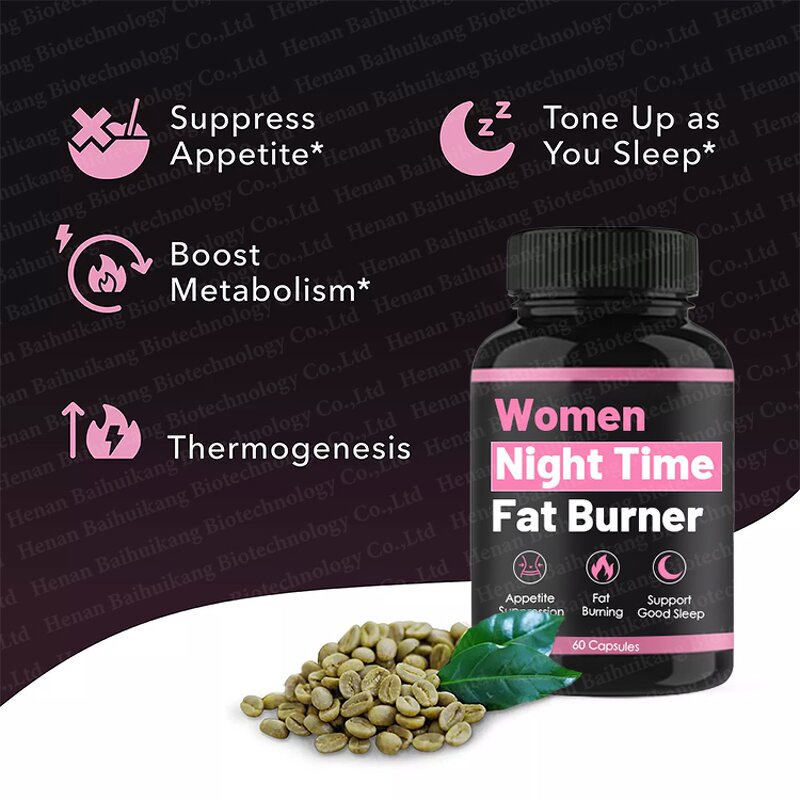Belly Firming Capsule Manufacturer - Private Label 100% Natural Night Fat Burner