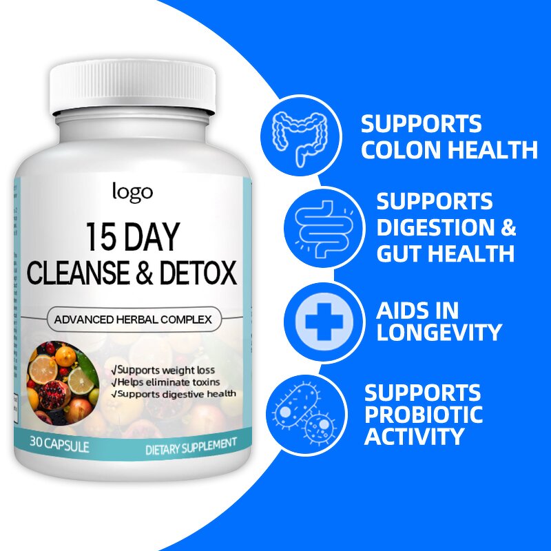 Herbal Detox Capsule Manufacturer - Dietary Supplement 15 Day Colon Cleanse