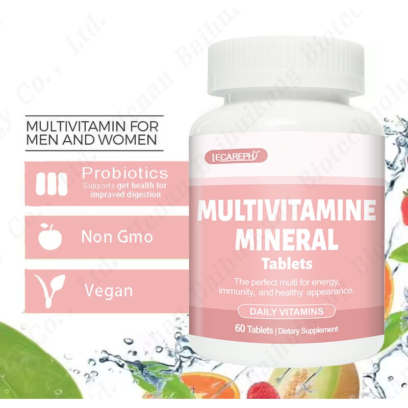 Multivitamin Tablets Manufacturer - OEM Vegan Complex with Magnesium, Zinc & Iron