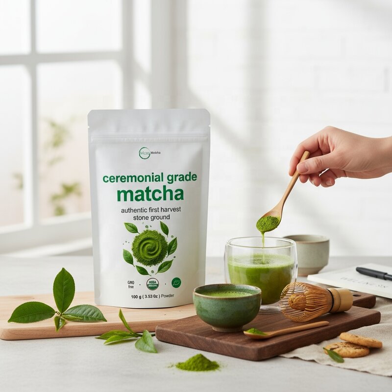 Matcha Powder - Manufacturer - Organic Japanese Slimming Recyclable Bag Private Label