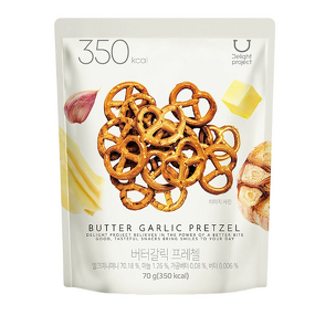 Snack - Manufacturer - Korean Olive Young Garlic Butter Honey Mustard Pretzel Biscuits