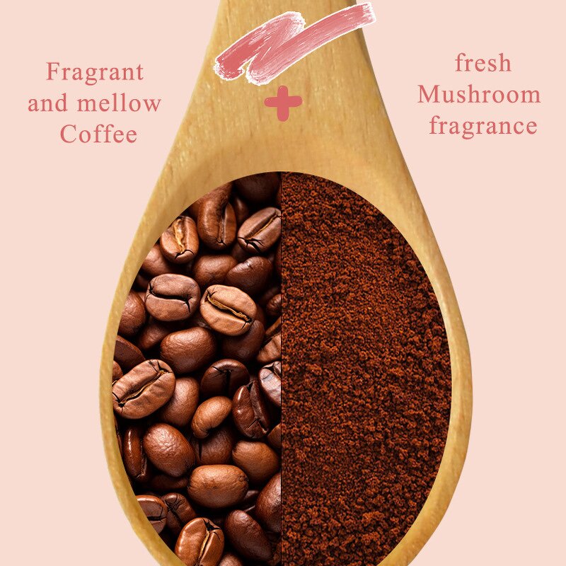 Mushroom Cocoa Coffee - Manufacturer - Organic Ganoderma Hericium 21g*15 Sachets Immunity