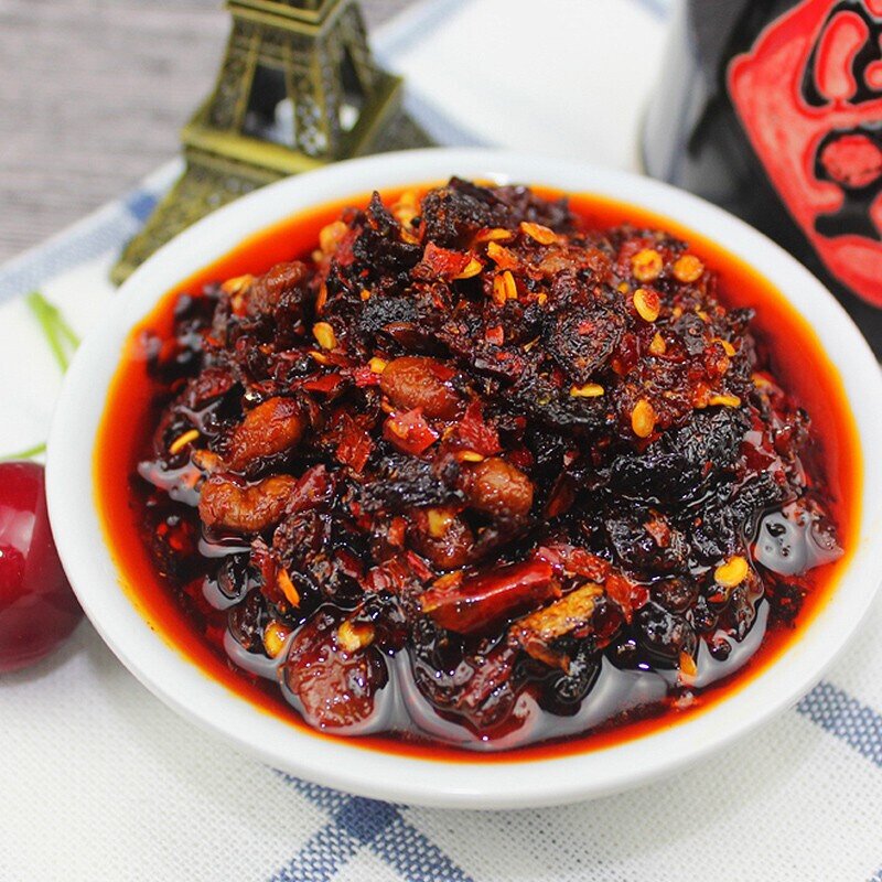 Chili Sauce - Manufacturer - Tao Huabi Lao Gan Ma 210g Black Bean Crispy Chili Oil