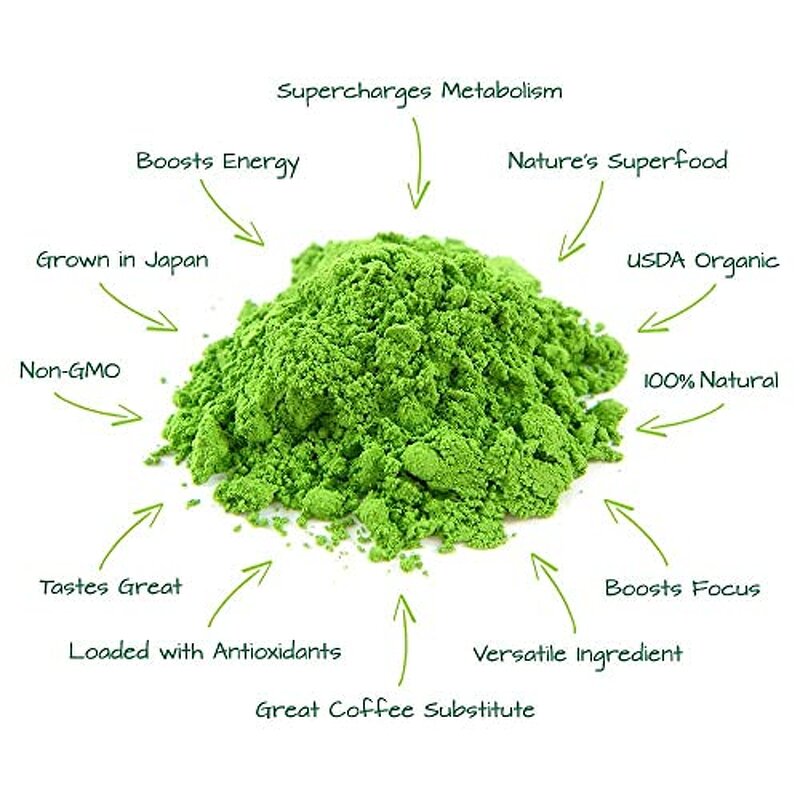 Matcha Powder - Manufacturer - KENKO USDA Organic Ceremonial Grade 1st Harvest 30g