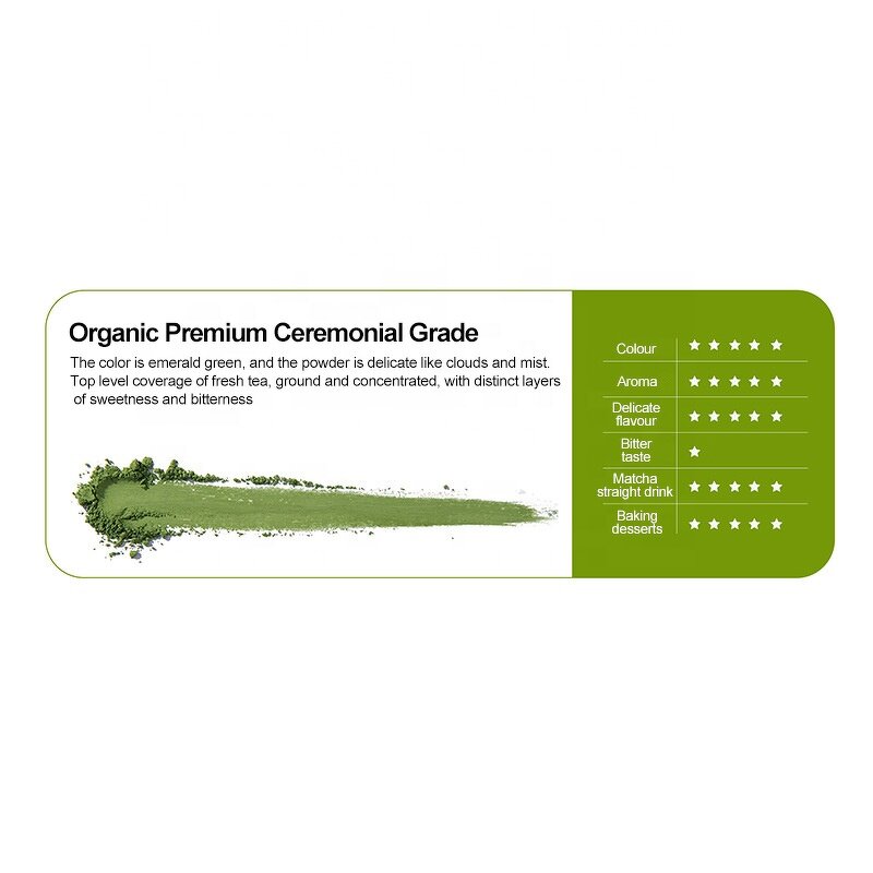 Matcha Powder - Manufacturer - USDA Organic Ceremonial Grade 1st Harvest 1oz 30 Servings