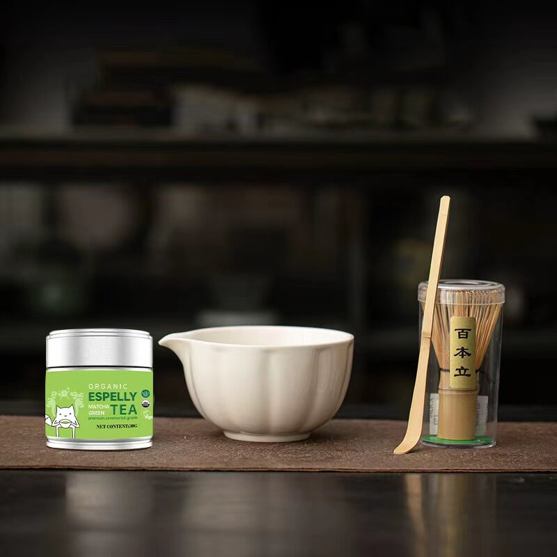 Matcha Gift Set - Manufacturer - 50g Organic Ceremonial 5-Piece Ceramic Set Thanksgiving