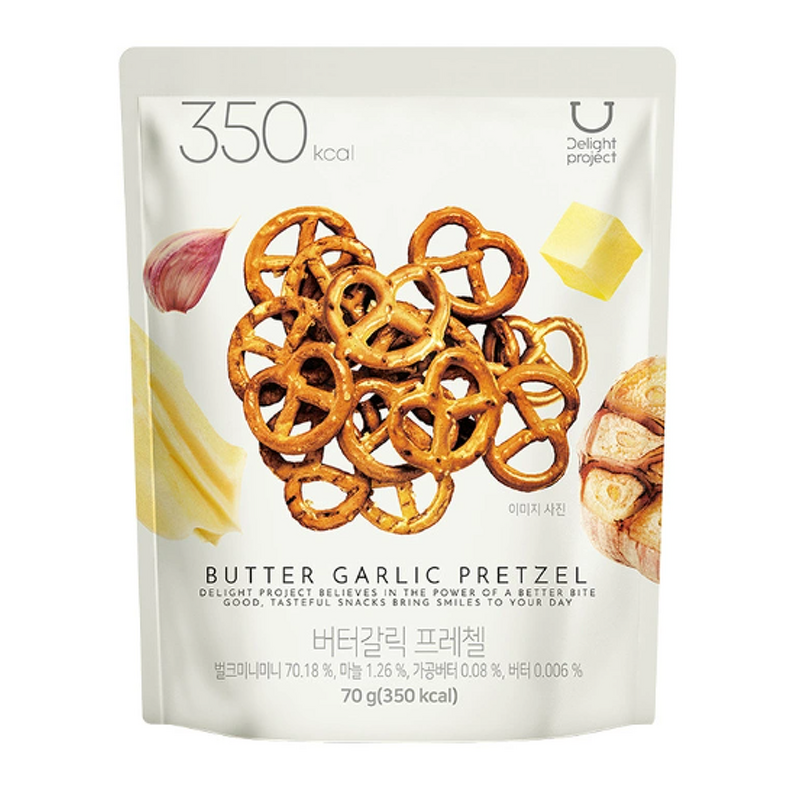 Snack - Manufacturer - Korean Olive Young Garlic Butter Honey Mustard Pretzel Biscuits