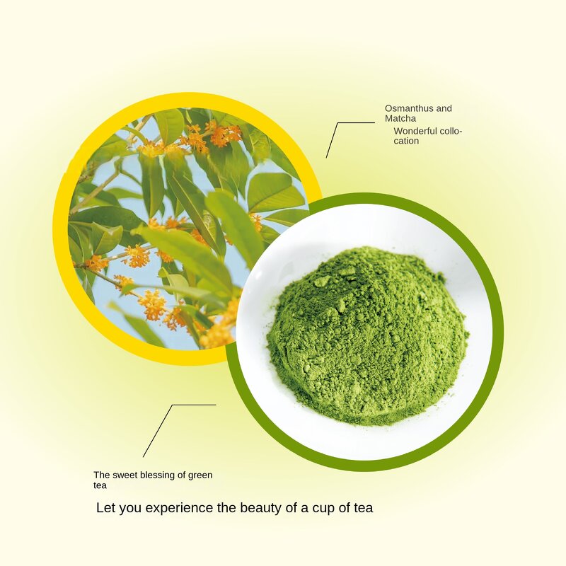 Matcha Powder - Manufacturer - Osmanthus Organic Instant Milk Tea Latte Baking Ceremonial