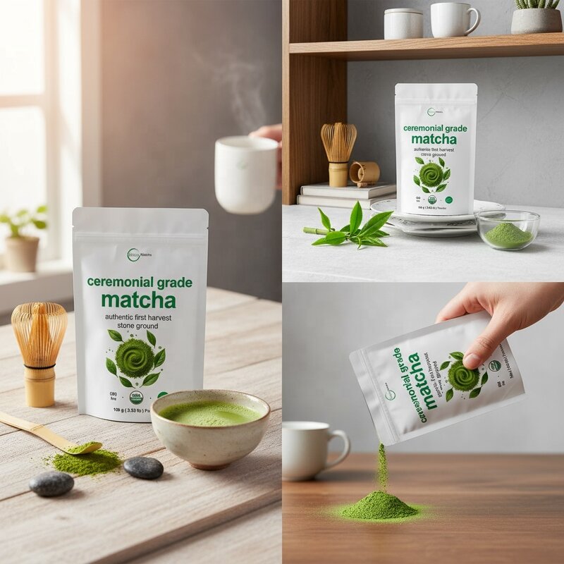 Matcha Powder - Manufacturer - Organic Japanese Slimming Recyclable Bag Private Label