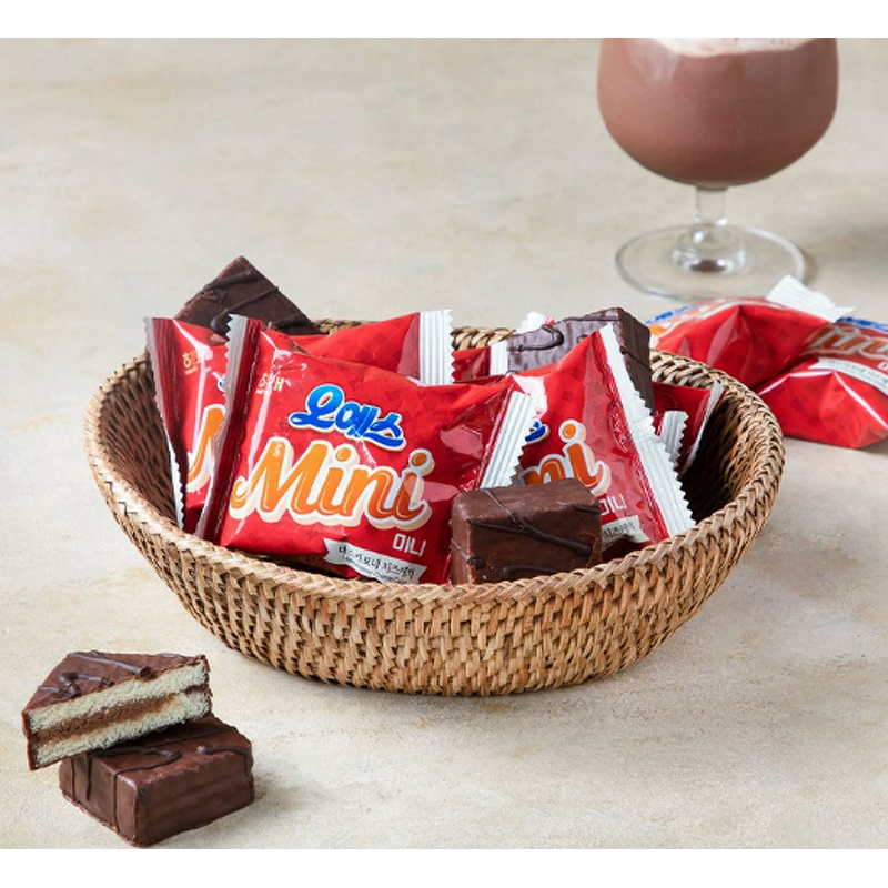 Cake Pie - Manufacturer - Korean Haitai Mini Chocolate Flavored Individually Wrapped