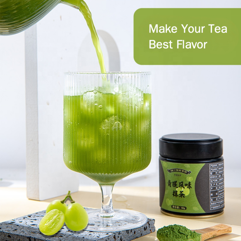 Matcha Powder - Manufacturer - Grape Flavor Instant Ceremonial Grade Bubble Tea Shop