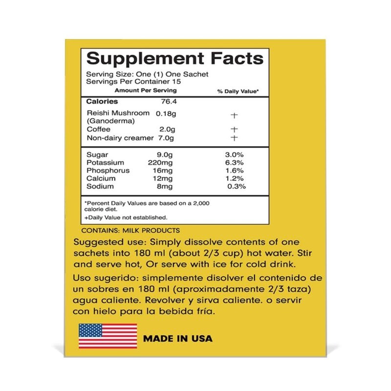 Slimming Coffee - Manufacturer - OEM 4 in 1 Reishi Mushroom Arabica Appetite Suppressant