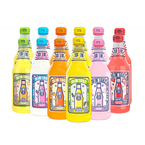 Soda Drink - Manufacturer - OEM/ODM 500ml*12 Orange Grape Watermelon Green Apple Bottle