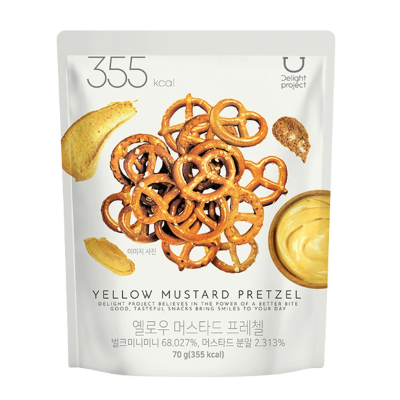 Snack - Manufacturer - Korean Olive Young Garlic Butter Honey Mustard Pretzel Biscuits