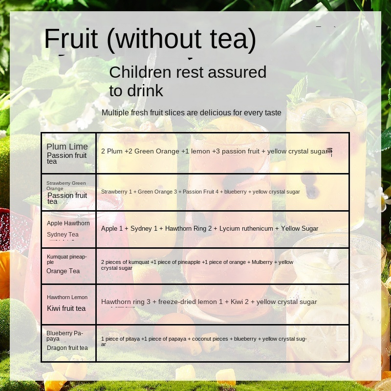 Fruit Tea - Manufacturer - Handmade Fresh Mixed Dried Vegan 100% Natural Variety Pack