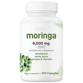 Moringa Capsules - Manufacturer - Micro Supplement Superfood Extract 300 Vegetarian