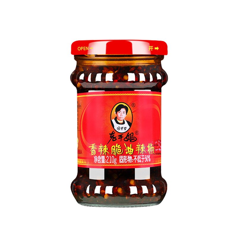 Chili Sauce - Manufacturer - Tao Huabi Lao Gan Ma 210g Black Bean Crispy Chili Oil