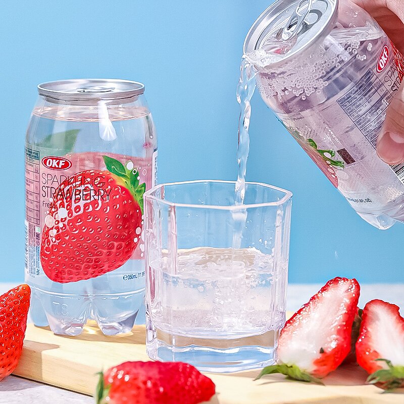 Sparkling Water - Manufacturer - 330ml Watermelon Peach Fruity Soda New Arrival
