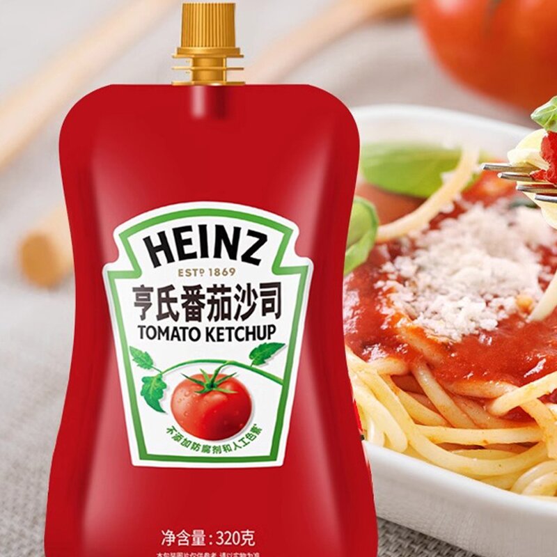 Ketchup - Manufacturer - Heins Hengshi 320g Household Children Pasta Sushi Organic Tomato
