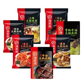 Hot Pot Seasoning - Manufacturer - Haidilao 120g-210g Tomato Kimchi Spicy Clear Soup