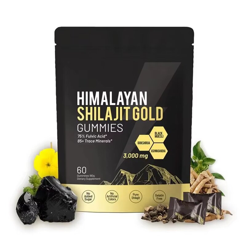 Shilajit Gummies - Manufacturer - Pure Himalayan Ashwagandha Fulvic Acid Natural Minerals