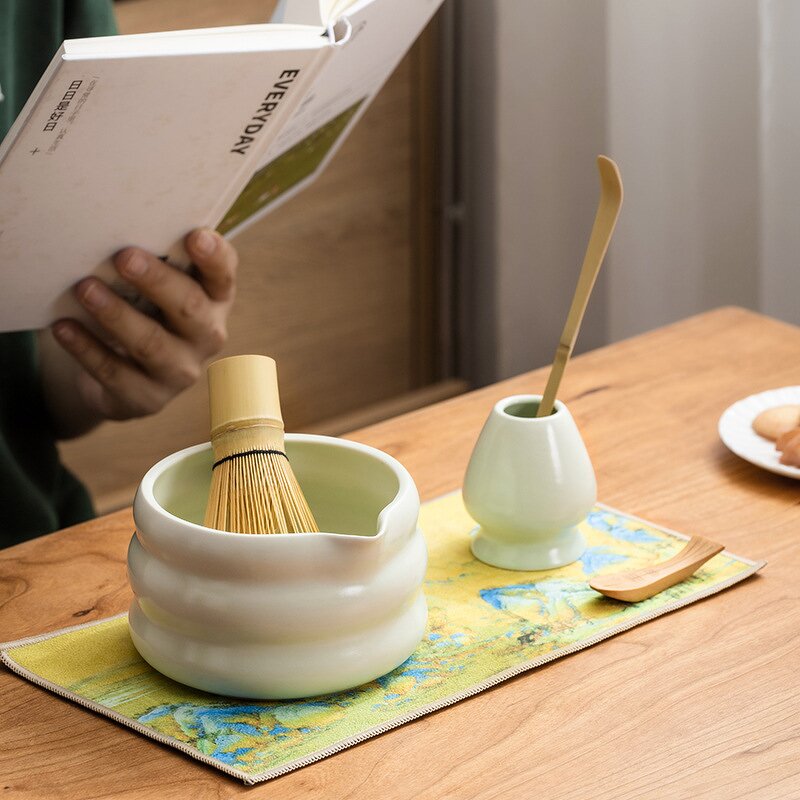 Matcha Set - Manufacturer - Wholesale Ceramic 4/7 Pcs Whisk Bowl with Spout Tea Constitution