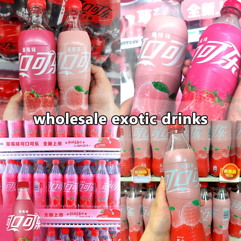 Soft Drink - Manufacturer - 500ml Peach Flavored Cola Fruity Soda Honey Exotic