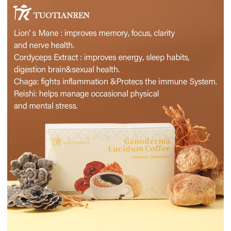 Mushroom Coffee - Manufacturer - Garcinia Cambogia Cream Flavor Immunity Focus Instant