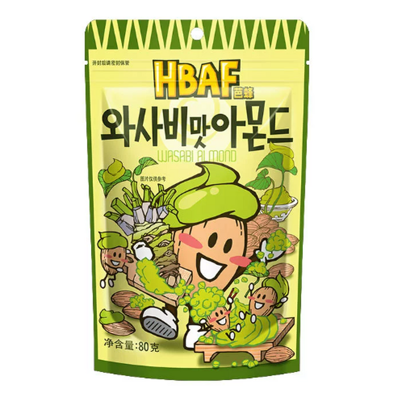 Nuts - Manufacturer - Korean Tom Farm Honey Butter Wasabi Almonds Snacks Wholesale