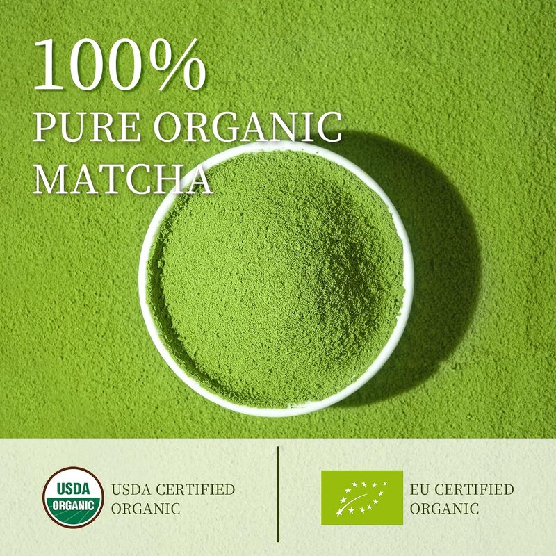 Matcha Powder - Manufacturer - 50g Organic Ceremonial Metal Tin Private Label Instant