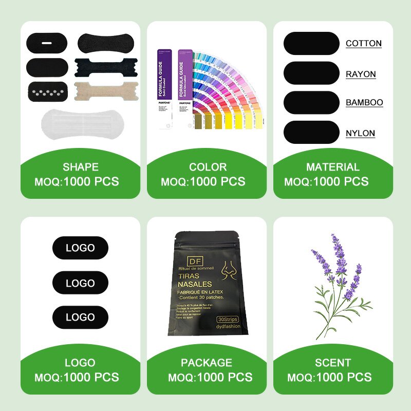 Nasal Strips Manufacturer - Strong Adhesive Hypoallergenic for Athletes