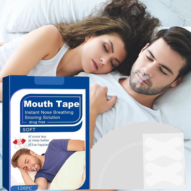 Nasal Mouth Tape Manufacturer - 2024 New Trend Gentle Transparent White & Black