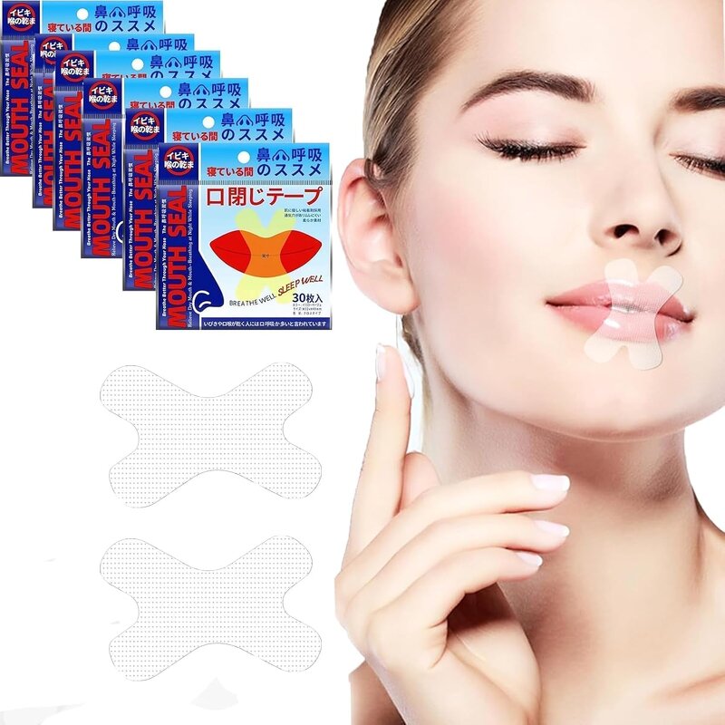 Mouth Tape Manufacturer - Gentle Remover Custom X-Shape with Mint Scent