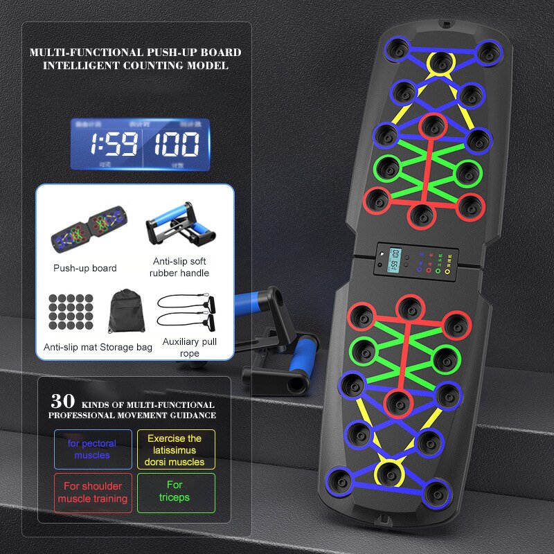 Push-up Board Manufacturer - Lightweight ABS, Foldable Slant Design