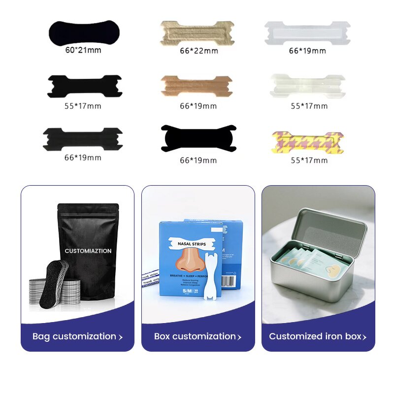 Anti-snoring Nasal Strip Manufacturer - Customizable Medical Material, Natural Disposable