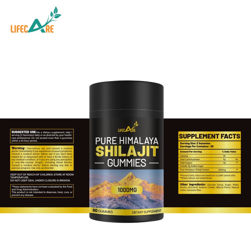 Shilajit Gummies - Manufacturer - OEM Private Label Pure Himalayan Food Grade