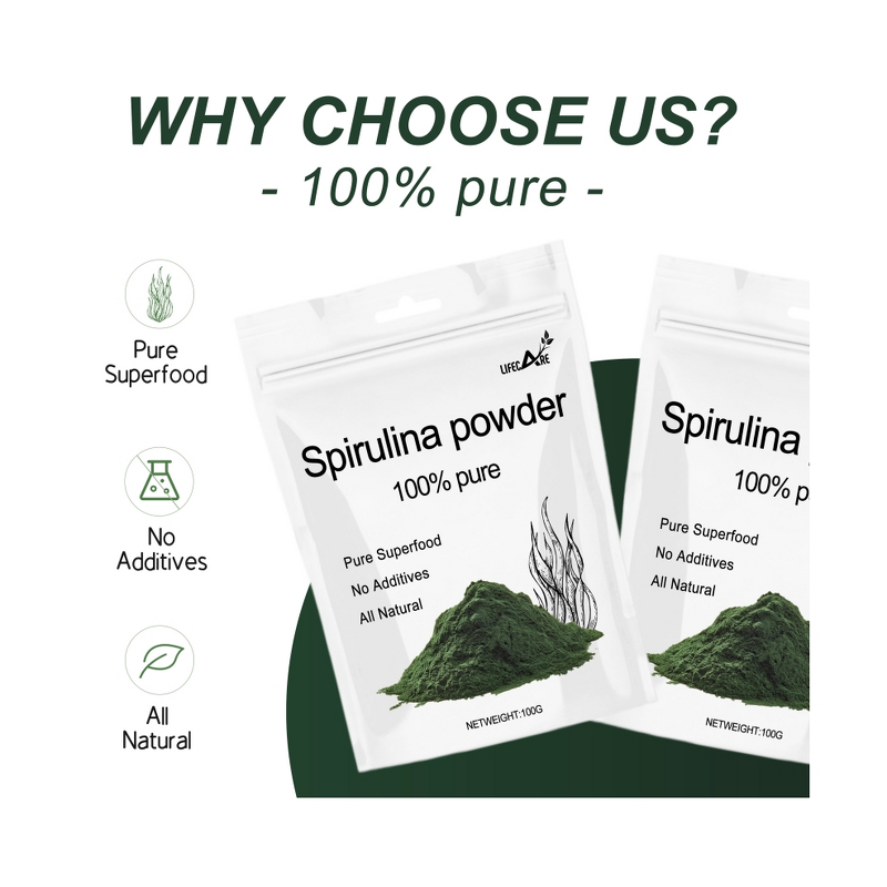 Spirulina Powder - Manufacturer - OEM Food Grade Pure Spirulina Health Supplement