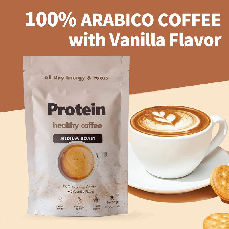 Protein Coffee - Manufacturer - OEM High Protein Iced Cream Preworkout Bag