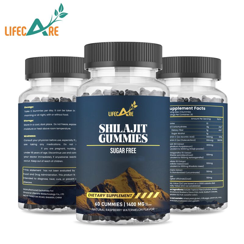 Shilajit Gummies - Manufacturer - OEM Private Label Food Grade Himalayan Supplement