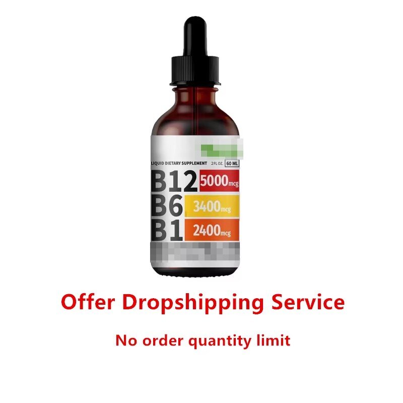 Vitamin B Complex Liquid Manufacturer - OEM Sublingual B12 for Energy & Brain Support
