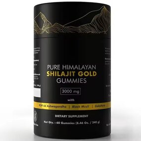 Shilajit Gummies Manufacturer - OEM Himalayan 60 Pack, 85% Fulvic Acid, No Added Sugar