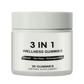 Wellness Gummies Manufacturer - OEM Dropshipping 3-in-1 with Shilajit, Sea Moss, Ashwagandha
