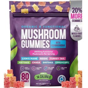 Mushroom Gummies Manufacturer - Private Label 8 in 1 Organic Lions Mane for Memory & Energy